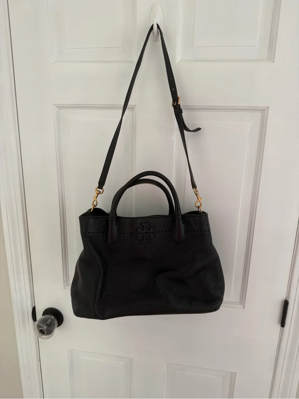 Tory Burch structured pebbled